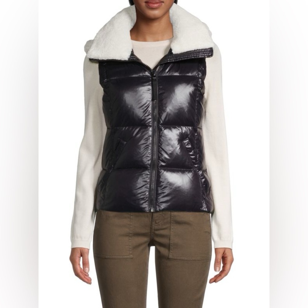S13 Women's Black Down Puffer Vest Size Small